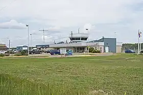 Le terminal de l'aéroport de High Level