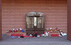 Hillsborough Memorial à la mémoire des 96&nbsp;victimes de la tragédie de Hillsborough.