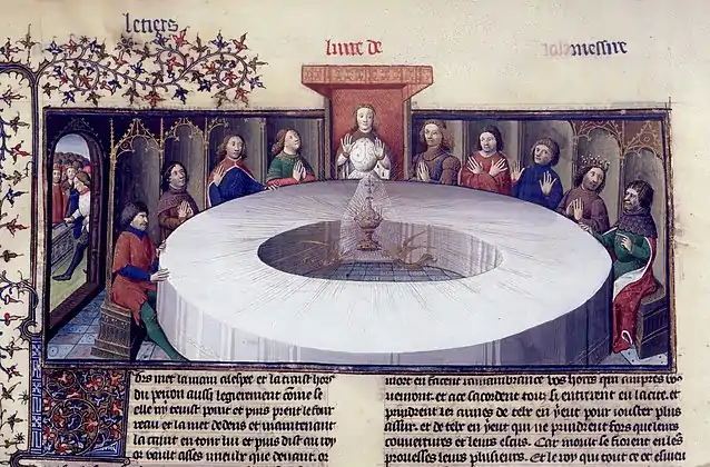 Apparition du Saint Graal, XVe&nbsp;siècle