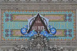 Louis Sullivan, fronton de la Home Building Association Bank (en) (2014), Newark.