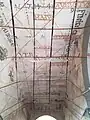 Horloge solaire du Lycée Stendhal de Grenoble, plafond de la volée Ouest