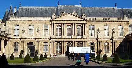 Hôtel de Soubise au no&nbsp;60.
