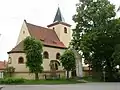 Eglise Saint-Václav, vue depuis le nord