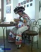 Artisan huichol.