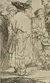 Personnage anonyme de dos