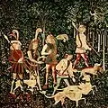 Les Chasseurs entrent dans les bois.