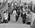Mariage de sa fille en 1955. Harry Pot / Anefo.