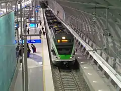 Train I en gare.