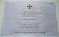 Stèle en mémoire de l'édit de Milan