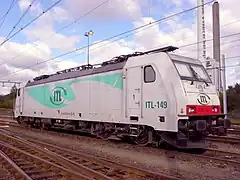 Locomotive Traxx en livrée ITL...