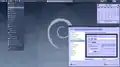 IceWM sur Debian Buster, avec Xcalendar et LXappearance