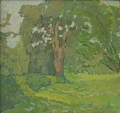 Paysage au Danemark, no&nbsp;4 du catalogue des œuvres.