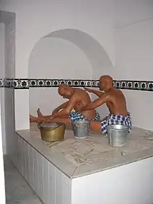 Représentation du hammam.