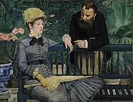 Dans la serre, 1879, 115&nbsp;×&nbsp;150&nbsp;cm, Alte Nationalgalerie