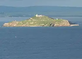 Inchkeith vue depuis Kinghorn.