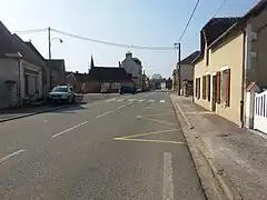 La route nationale en 2014.