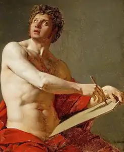 L'Étude académique d'un torse masculin (1801), huile sur toile, 97,5&nbsp;×&nbsp;80,6&nbsp;cm, Varsovie, musée national.