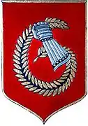 Insigne d'épaule droite de la 6e&nbsp;brigade légère blindée.