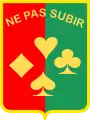 Dessin de l'insigne de 1976 de la 14e&nbsp;division.