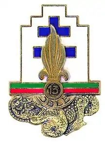 Insigne de la 13e DBLE.