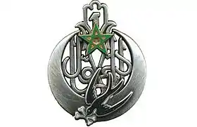 Insigne du 1er&nbsp;régiment de tirailleurs.