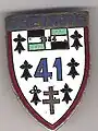 Insigne régimentaire du 41e&nbsp;régiment d’infanterie (1945 - 1999)