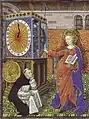 L'astrolabe, compagnon de l'horloge mécanique (v. 1450).