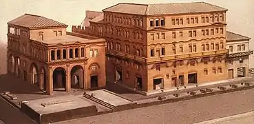 Maquette de la maison de Diane.