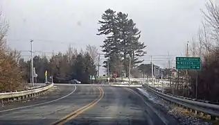Intersection des routes 112 et 253 à Dudswell.