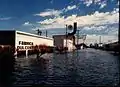 Inondation en 1985.