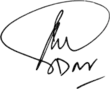 Signature de Mohammad Ishaq Dar