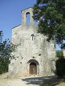La chapelle Saint-Étienne, façade ouest