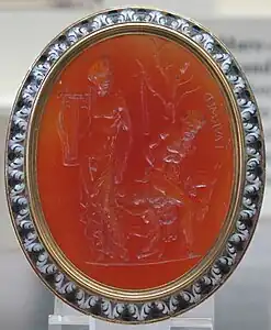 Copie du cabinet des médailles, fin du XVe&nbsp;siècle (monture du XVIIe&nbsp;siècle).
