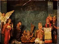 Crèche de Noël traditionnelle italienne, XXe&nbsp;siècle