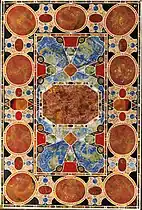 Dessus de table en pierre, commesso fiorentino, Florence, XVIe&nbsp;siècle.