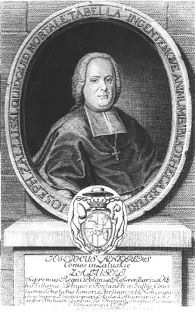 Józef Andrzej Załuski, grand-aumônier de Stanislas Leszczyński.