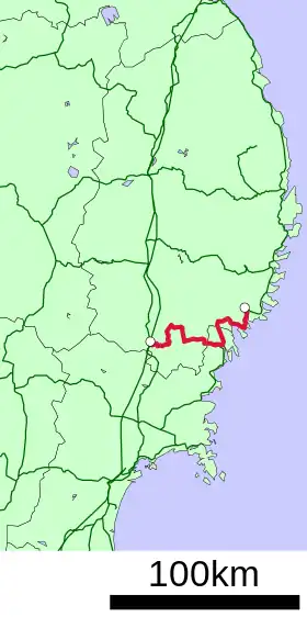 Voir la carte de la ligne.