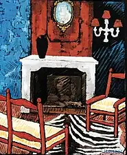 Hommage à Roger Chapelain-Midy (1995). (73&nbsp;×&nbsp;60&nbsp;cm)