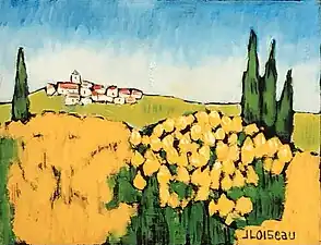 Les Genêts (1999). (27&nbsp;×&nbsp;35&nbsp;cm)