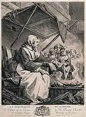 La marchande de marronsd'après Jean-Baptiste Greuze