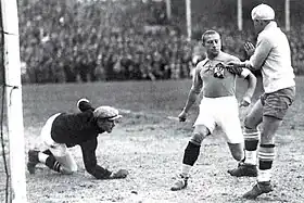 Action de jeu de Yougoslavie-Brésil