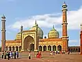 Le Jama Masjid construit par Shâh Jahân en 1656.
