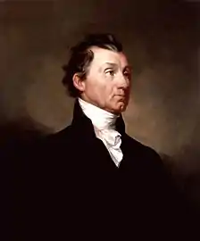 Portrait de James Monroe, 5e président des États-Unis (vers 1819).