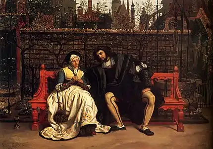 Faust et Marguerite par James Tissot.