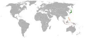 Japon et Philippines