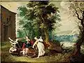 Jasper van der Lanen : Les Filles de Cécrops délivrent Érichthonios (1620), collection privée.
