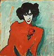 Portrait d'Alexandre Sakharoff (1909),  Musée Lenbachhaus, Munich