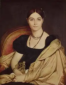 Portrait de Madame Duvaucey (1807), huile sur toile, 76 × 59 cm, Chantilly, musée Condé.