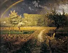 Le Printemps, 1868-1873, 86&nbsp;×&nbsp;111&nbsp;cm, huile sur toile, Paris, musée d'Orsay.