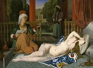 Jean-Auguste-Dominique Ingres, Odalisque à l'esclave (1842).
